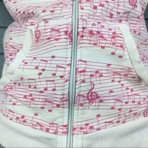 Blu Chic Short Sleeve Sweatshirt Pink / White Sz M